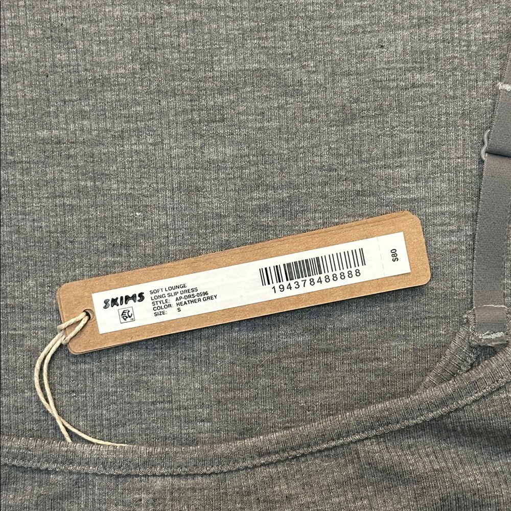 SKIMS Gray Ribbed Tank Dress - Picture 4 of 8